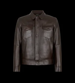 BUFFALO GRAIN LEATHER WESTERN JACKET