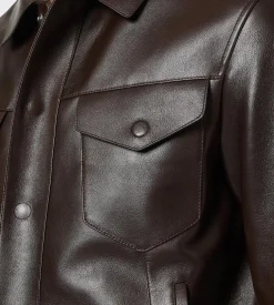BUFFALO GRAIN LEATHER WESTERN JACKET