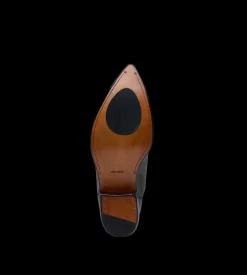 BURNISHED LEATHER CHELSEA BOOT