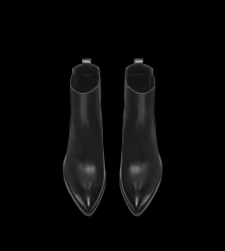 BURNISHED LEATHER CHELSEA BOOT