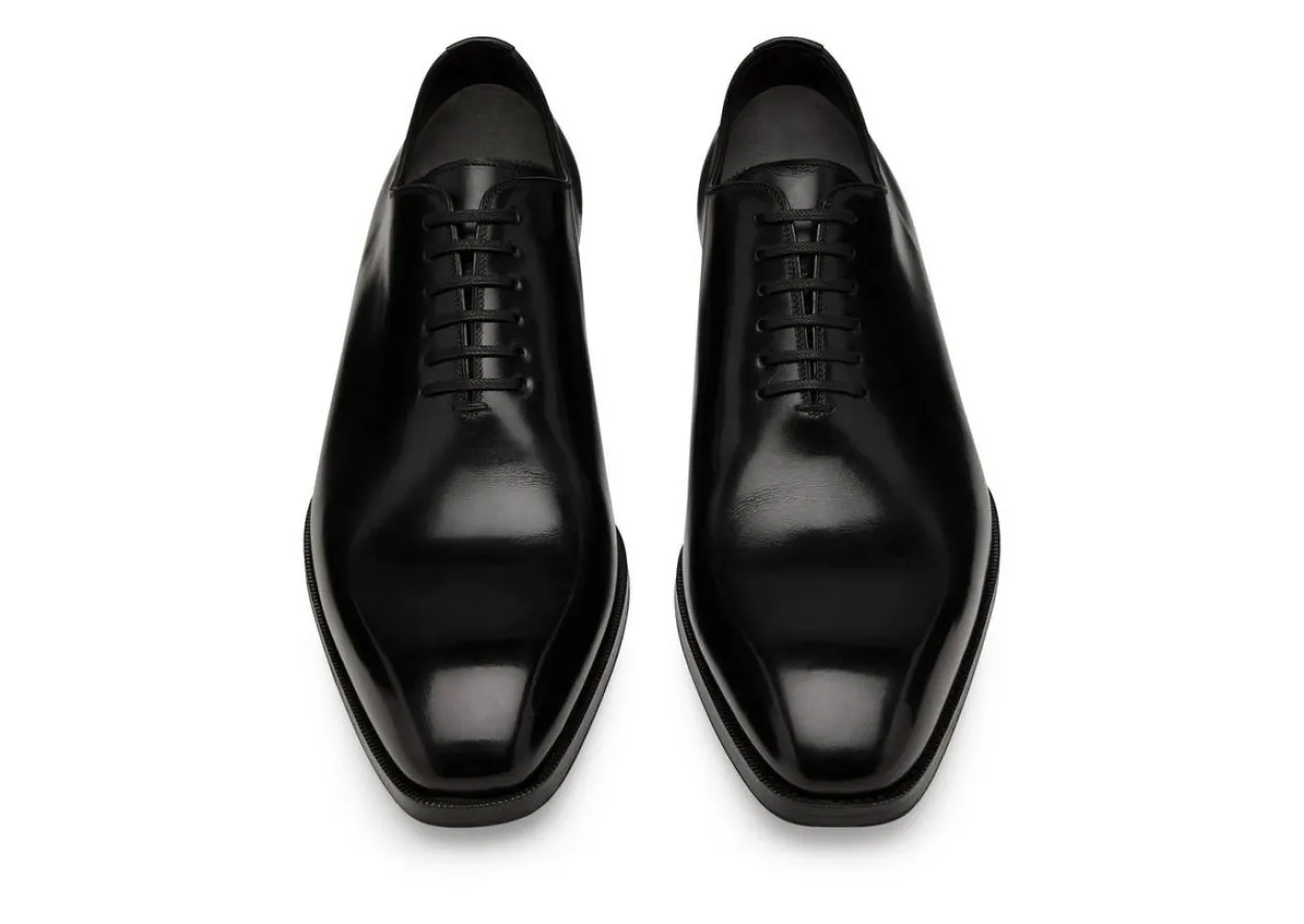 BURNISHED LEATHER ELKAN LACE UP