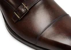 BURNISHED LEATHER ELKAN MONK STRAP