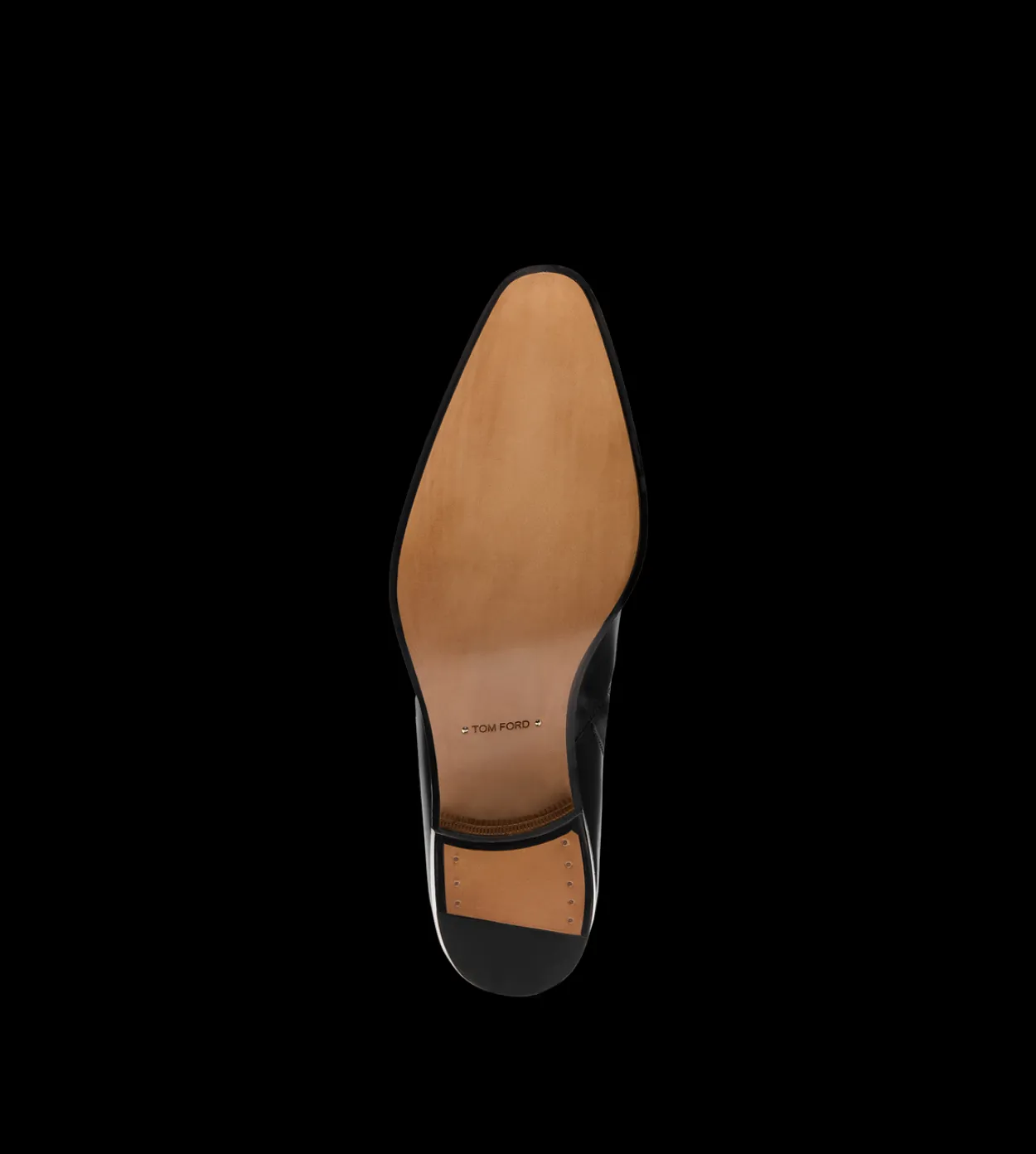 BURNISHED LEATHER VINCENT BROGUE CHELSEA BOOT