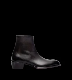 BURNISHED LEATHER VINCENT BOOT