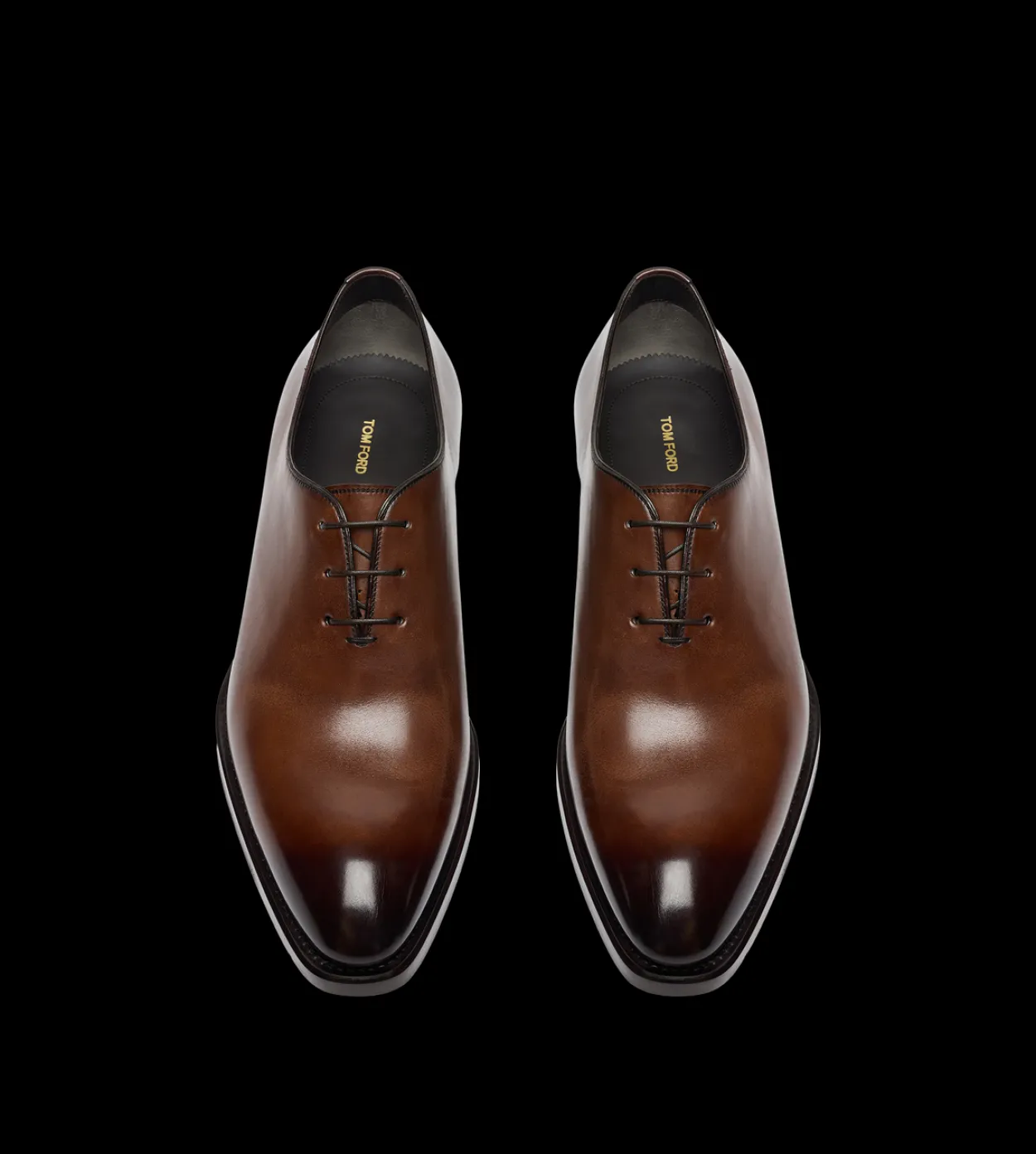 BURNISHED LEATHER WHOLE CUT LACE UP