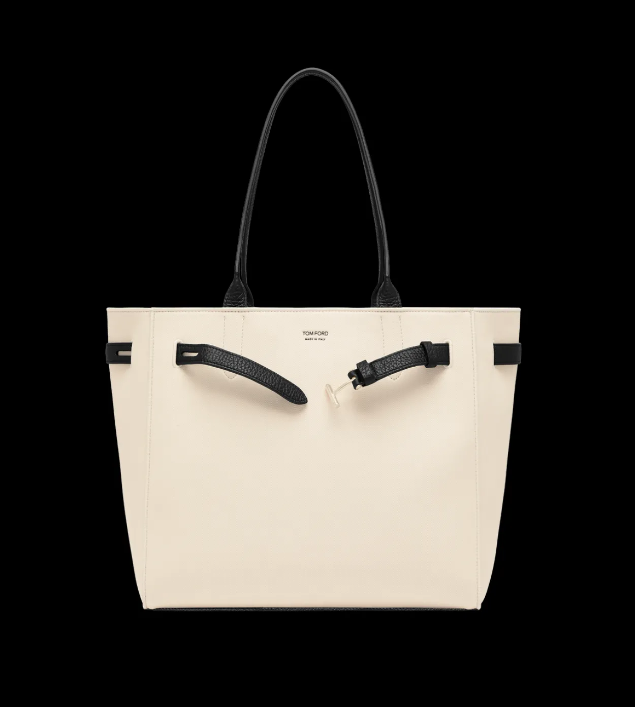 CANVAS AND LEATHER AUDREY MEDIUM TOTE
