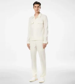 CASHMERE CHEST POCKET OUTERSHIRT