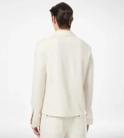 CASHMERE CHEST POCKET OUTERSHIRT