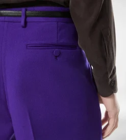 CASHMERE DOUBLE SPLITTABLE TWILL PANT
