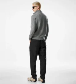 CASHMERE LAMBSWOOL HALF ZIP