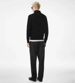 CASHMERE LAMBSWOOL HALF ZIP
