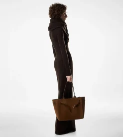 CASHMERE PONCHO WITH TONAL TF EMBROIDERED LOGO