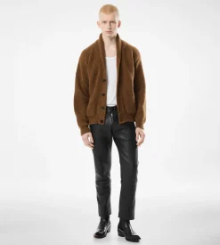 CASHMERE SHAWL COLLAR CARDIGAN