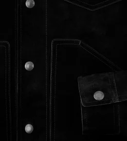 CASHMERE SUEDE WESTERN JACKET