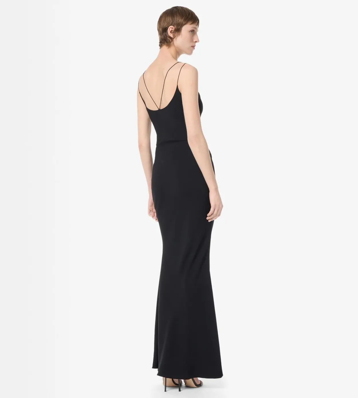 COCKTAIL SLIP DRESS WITH DOUBLE STRAPS