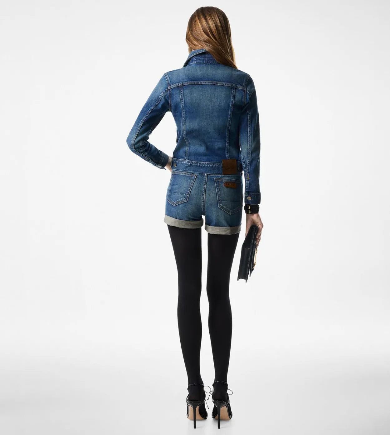 COMFORT STONE WASHED DENIM SHORTS