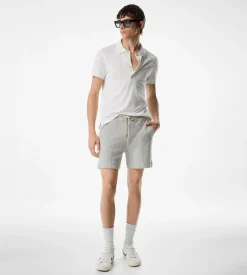 COTTON CASHMERE SHORT SLEEVE POLO