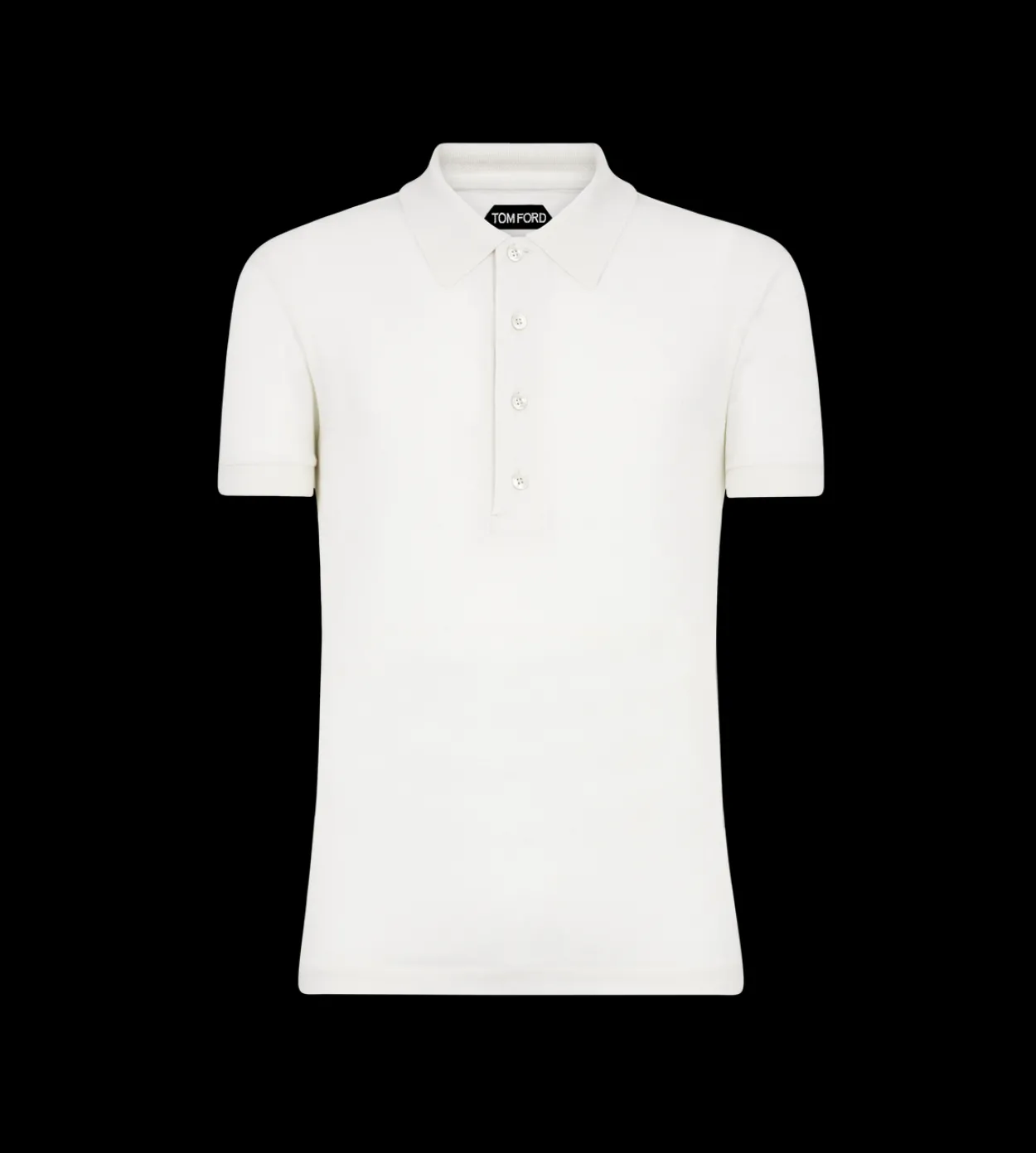 COTTON CASHMERE SHORT SLEEVE POLO