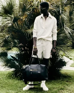 COTTON CASHMERE SHORT SLEEVE POLO