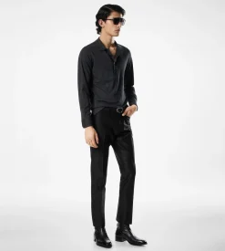 COTTON CASHMERE SILK POLO