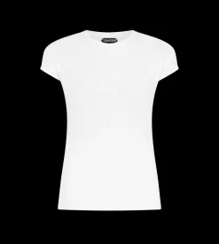 COTTON JERSEY FITTED T-SHIRT