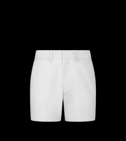 COTTON SATIN TAILORED SHORTS
