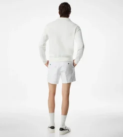 COTTON SATIN TAILORED SHORTS