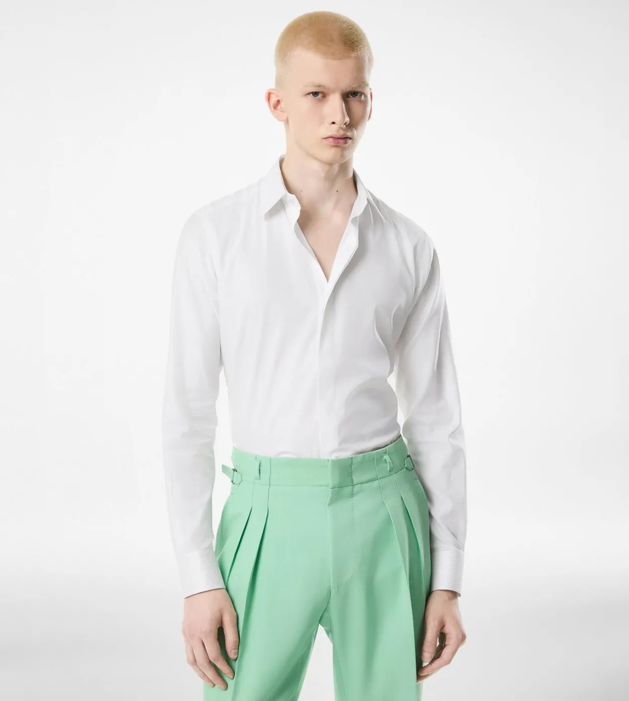 COTTON SILK CLASSIC FIT SHIRT