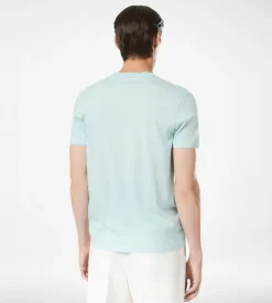 COTTON SILK CREW NECK T-SHIRT