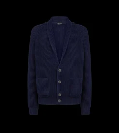 COTTON SILK SHAWL COLLAR CARDIGAN