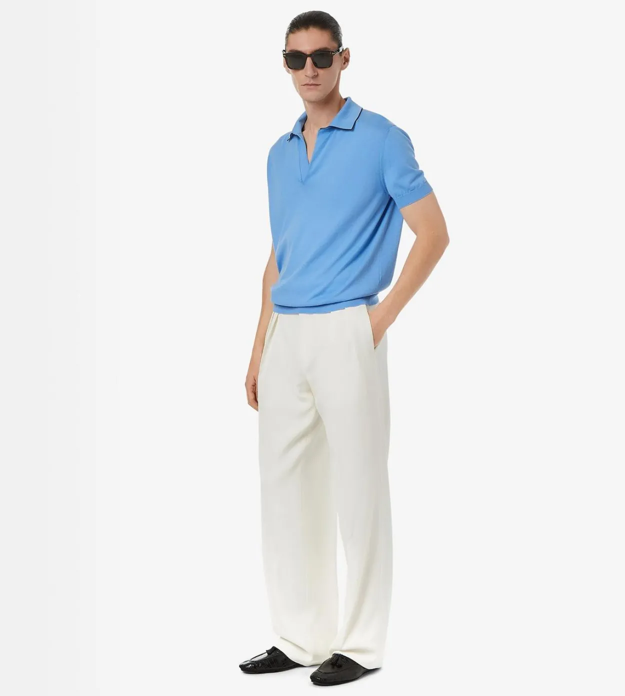 COTTON SILK TIPPING POLO