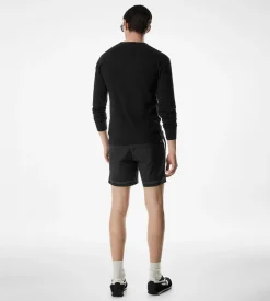 COTTON STRETCH RIB HENLEY