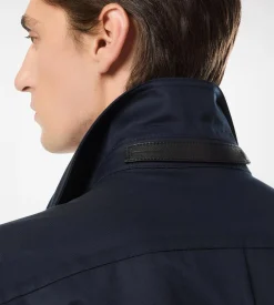 COTTON TWILL DOUBLE SPLITTABLE OVERSHIRT
