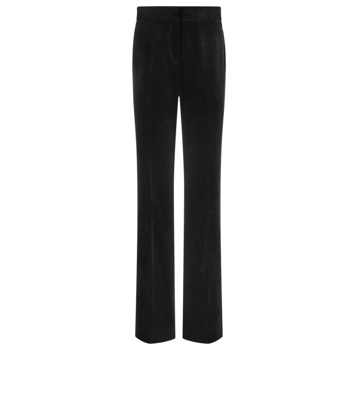 COTTON VELVET TAILORED STRAIGHT PANTS