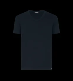COTTON V-NECK T-SHIRT