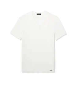 COTTON V-NECK T-SHIRT