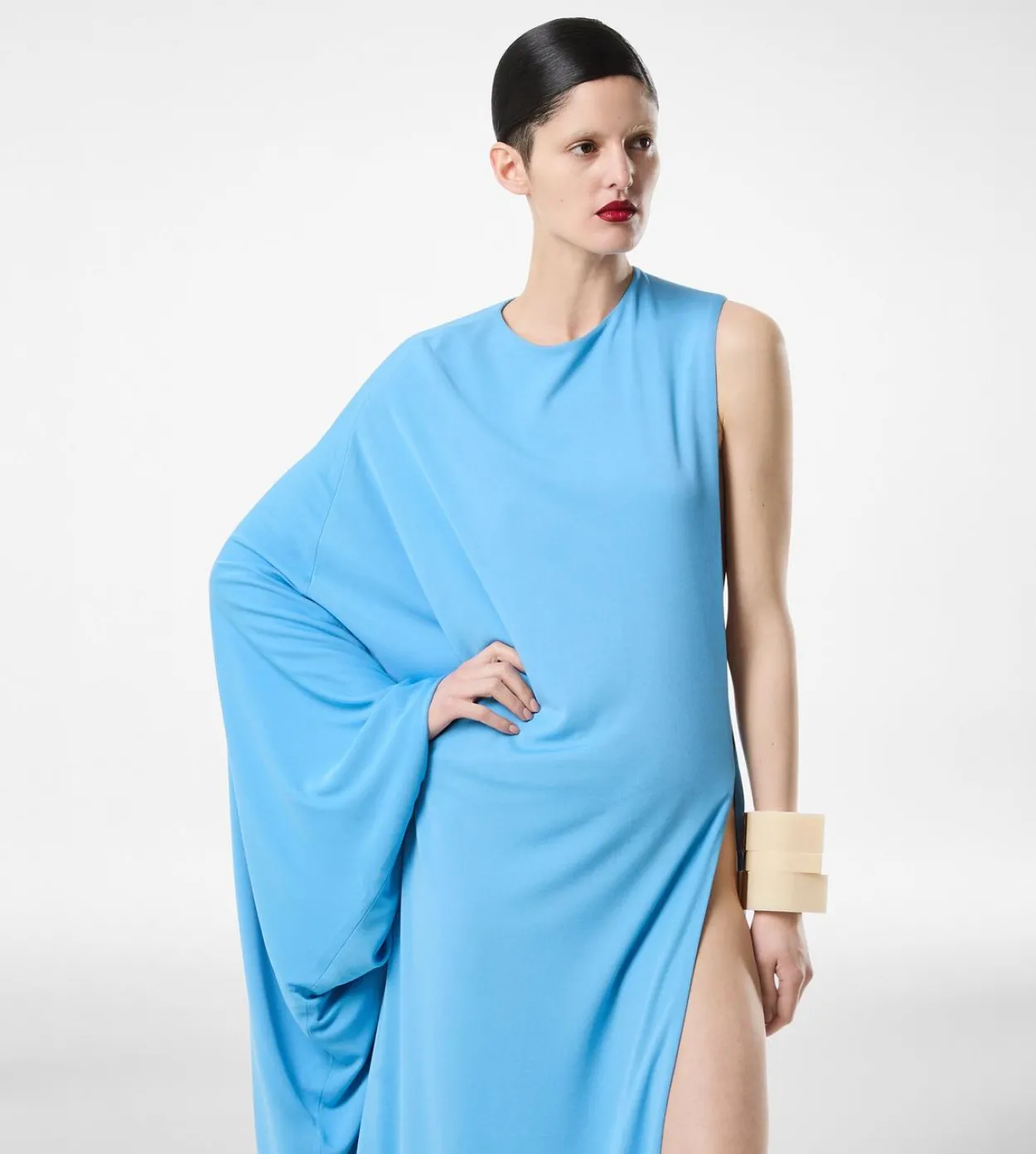 CREPE JERSEY EVENING DRESS
