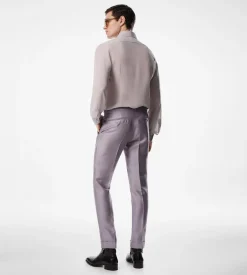 CREPE SATIN SLIM FIT SHIRT