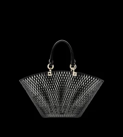 CUT OUT PATENT LEATHER MEDIUM PANIER