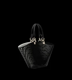 CUT OUT PATENT LEATHER MEDIUM PANIER