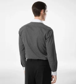 DIAMOND PRINT COTTON CLASSIC FIT SHIRT