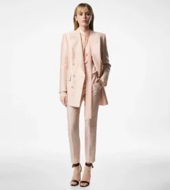 DOUBLE BREASTED PEAK LAPEL JACKET