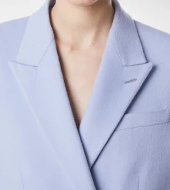 DOUBLE FACE LIGHT WOOL DOUBLE BREASTED COAT
