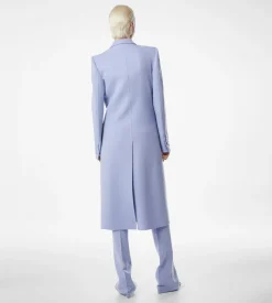 DOUBLE FACE LIGHT WOOL DOUBLE BREASTED COAT