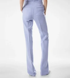 DOUBLE FACE LIGHT WOOL TAILORED STRAIGHT PANTS