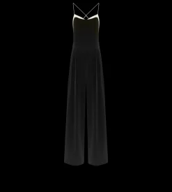 DOUBLE GEORGETTE STRETCH CAMISOLE JUMPSUIT