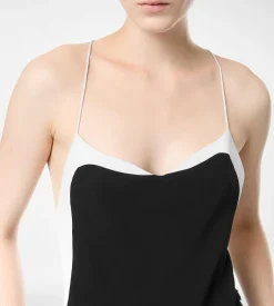 DOUBLE GEORGETTE STRETCH CAMISOLE JUMPSUIT