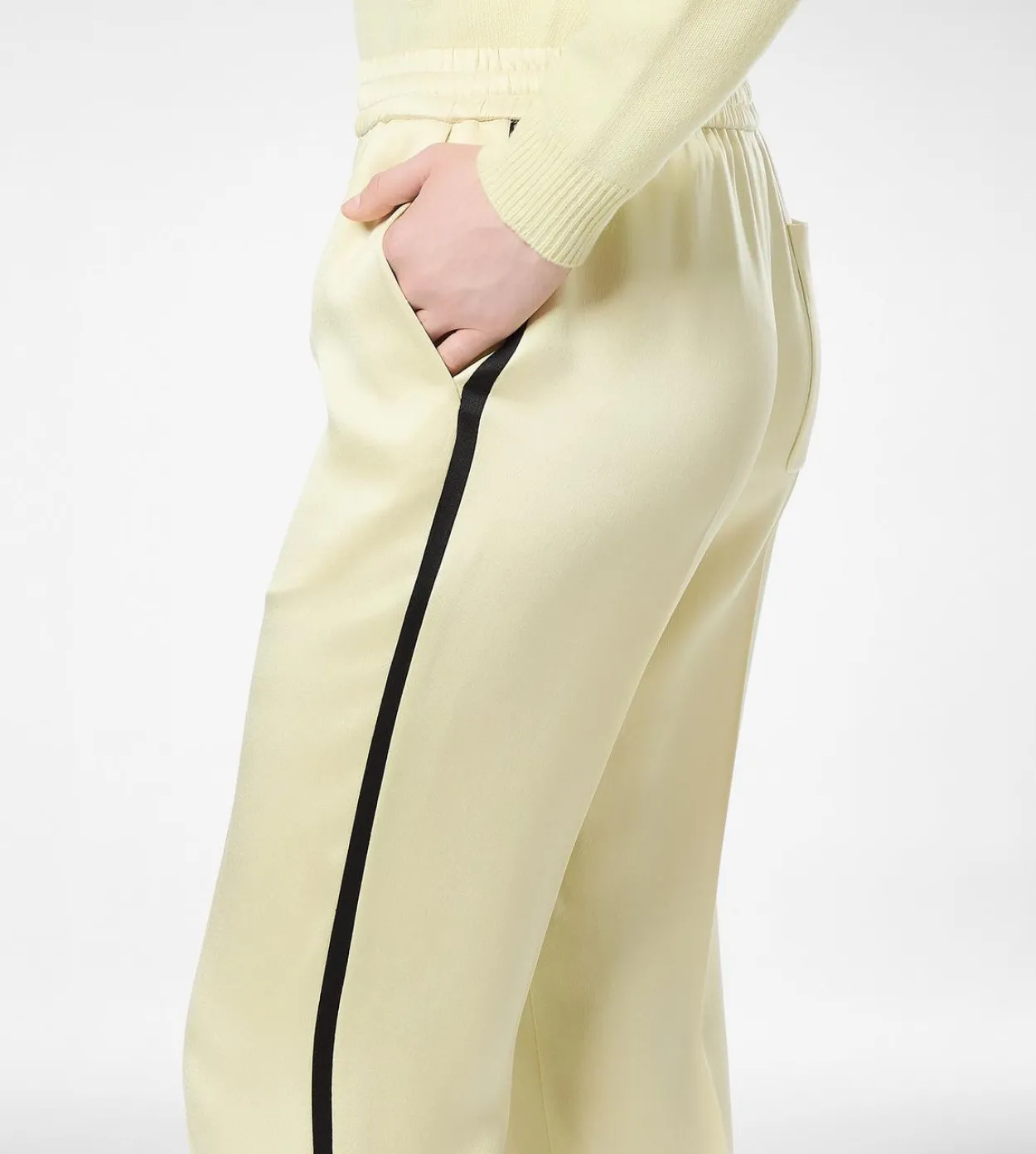 DOUBLE SILK SATIN JOGGERS