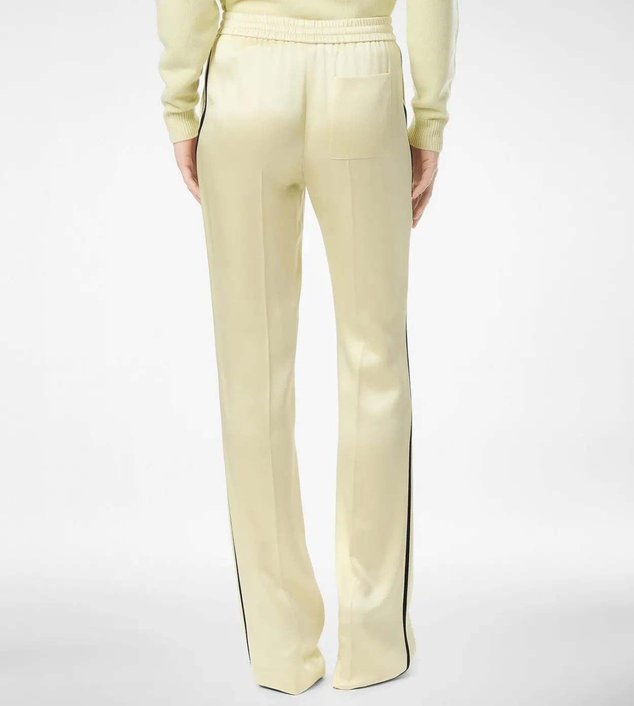 DOUBLE SILK SATIN JOGGERS