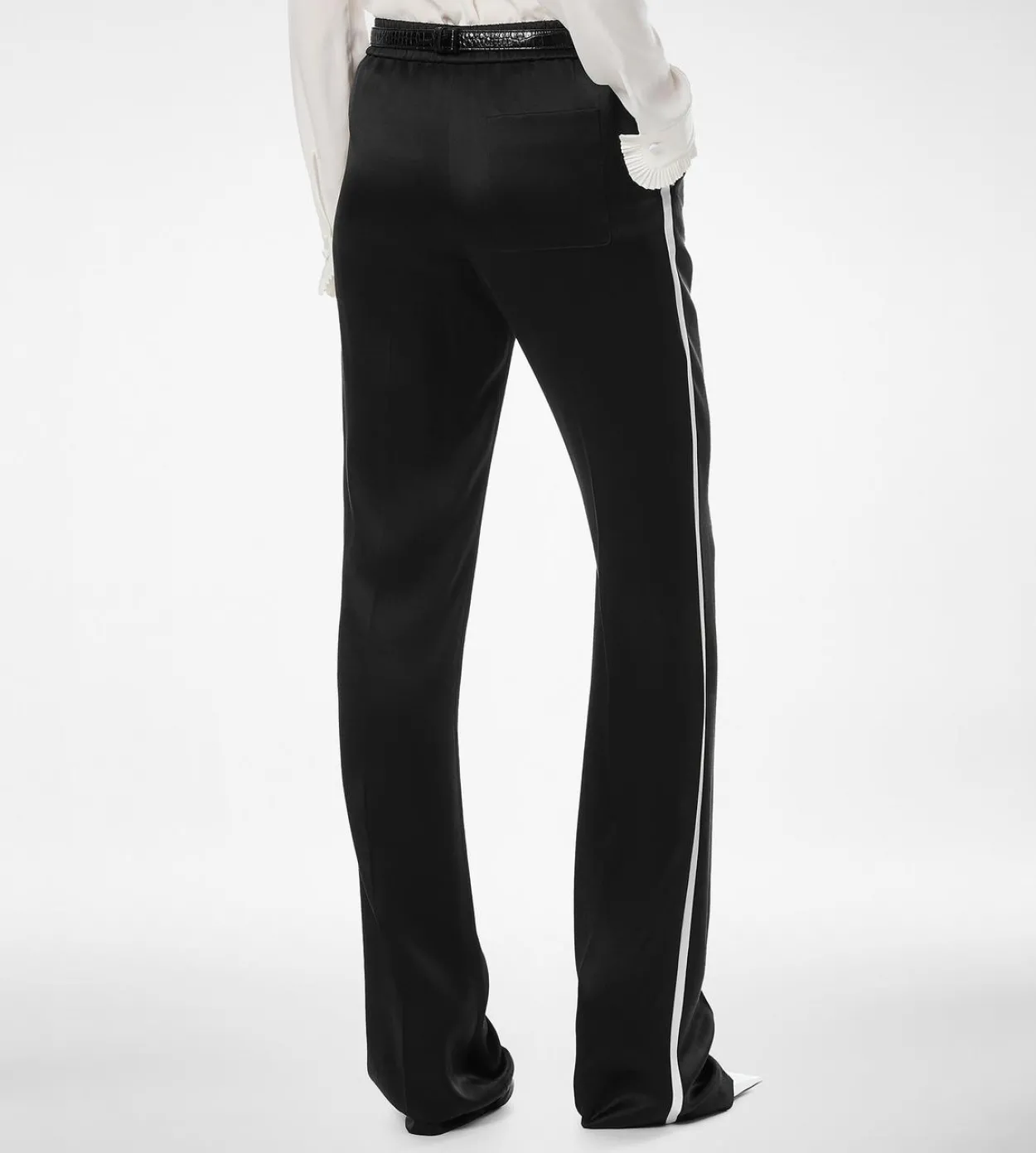 DOUBLE SILK SATIN JOGGERS